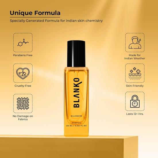 BLANKO By King Billionaire Tlt Świeży Płynny Perfum 20ml | Luksusowy Perfum Na Kluby, Koncerty i Noc | Najdłużej Utrzymujący Się