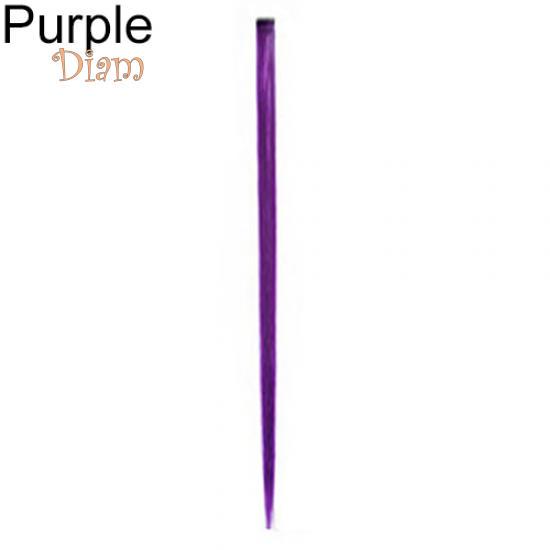 Tenfyer Women Multicolor Dlouhá rovná syntetická spona na Cosplay paruce pro prodloužení vlasů