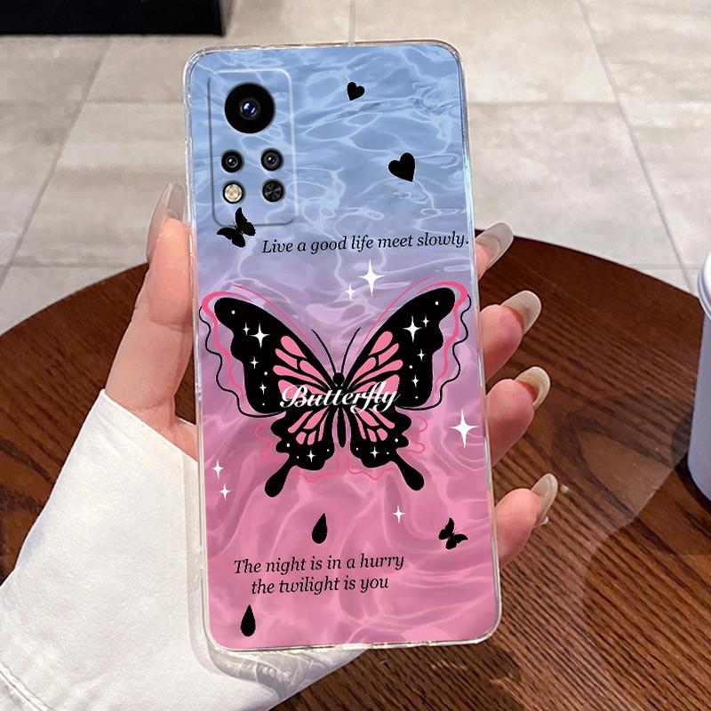 Jelly Casing For Infinix Note 12i 2022 X677 Fundas Clear Silicone Soft TPU Back Cover Cute Cat Rabbit Heart Protective Case Capa