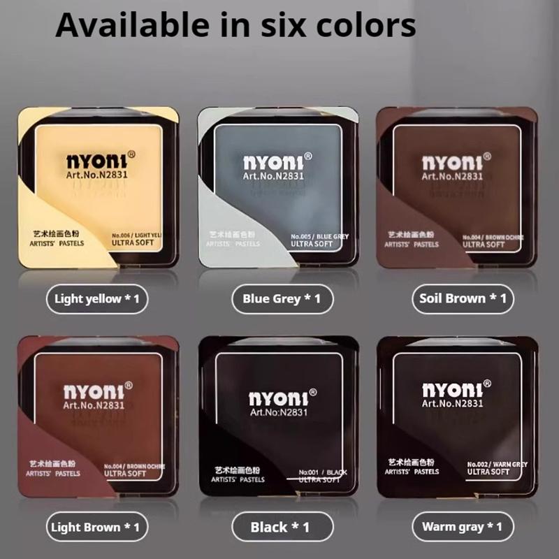 Profesyonel Ultra Yumuşak Sanatçı Pastel Grafit Ve Kömür Çizim Renk Eskiz Tozları Karıştırılabilir En İyi Pigment Islak, Kuru