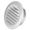 Ventilation Pipe Cover Flat Grille Duct Vent Hood 304 Stainless Steel 125mm Diameter Windproof Insectproof