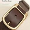 Belt For Men Business Casual Vintage Leather Belt Men Designer For Jeans Fashion Pin Buckle Strap HQ236