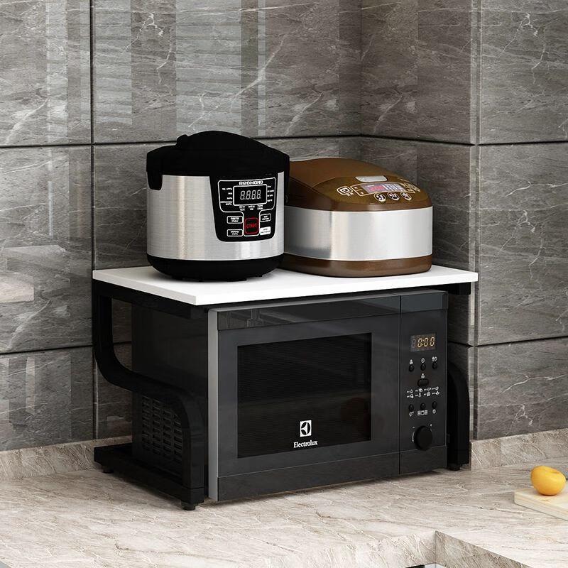 Adjustable Carbon Steel Kitchen Countertop Storage Shelf