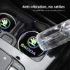 Auto Laser Becheruntersetzer Matte Anti-Rutsch Wasserbecher-Schlitz-Pad Für Skoda Kylaq Elroq Kodiaq Octavia Enyaq Kamiq Scala Rapid Karoq Fabia Yeti