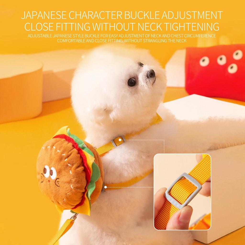 Pet Supplies Outdoor Vest Type Warm Dog Leash Small Dog Cat Leash