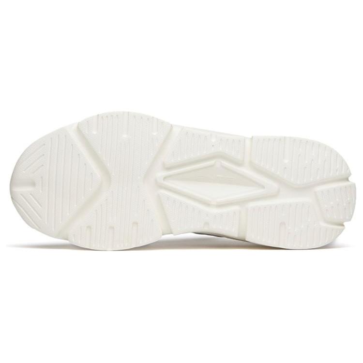 Anta Cushioning Slip Resistant Abrasion Resistant Low top Sports Casual Shoes Women's White Gray 922048820-8