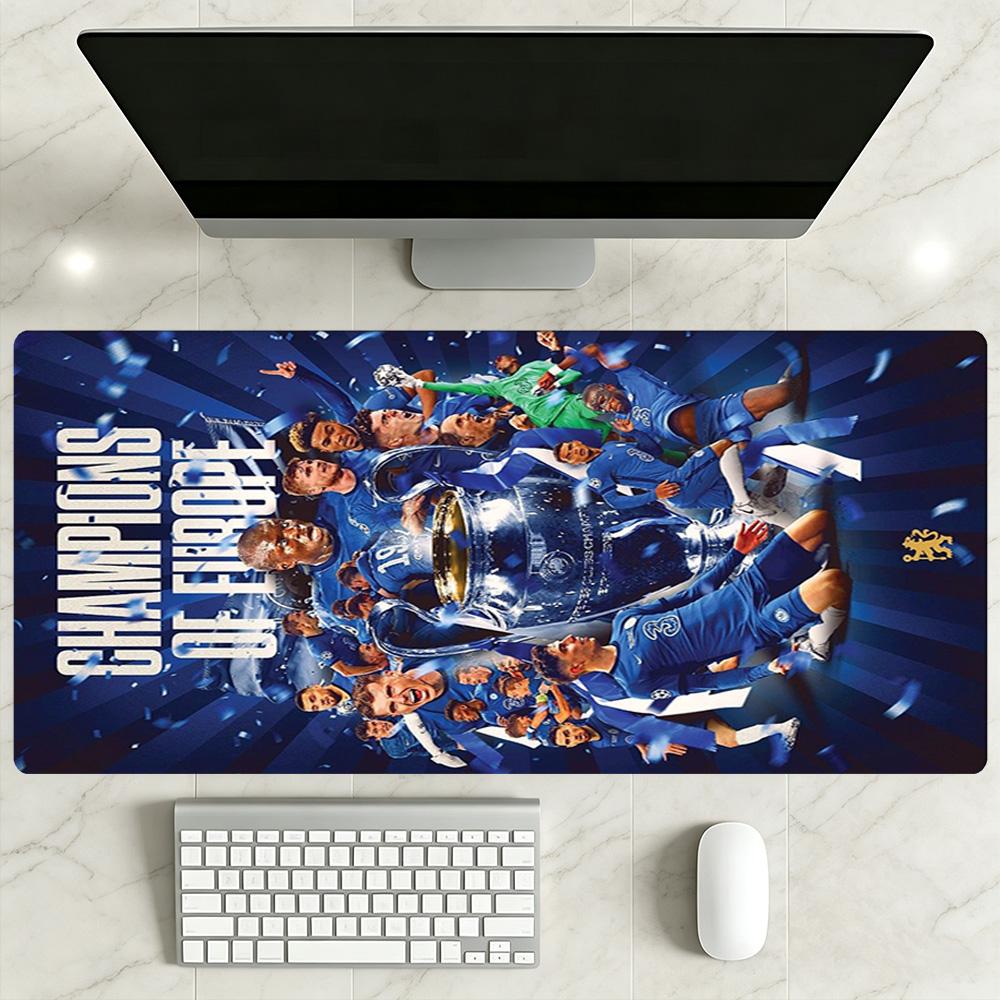 Chelsea Fc Football Player Gaming Mouse Pad Desk Mat HD Print Desk Pad Non-Slip Rubber Bottom Office Desk Accessory