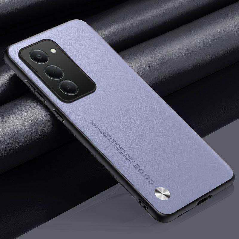 

PU Leather Case For Xiaomi Redmi 15 Global Back Cover Redmi15 Silicone Full Protection Phone Case For Redmi 15 4G 5G Matte Funda 169.5 MM&Redmi 15 4G світло-фіолетового кольору