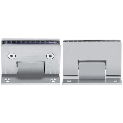 Dobradiça de Porta Dobradiças de Chuveiro Suporte Sem Moldura para Vidro de 8-10mm de Espessura e 800mm de Largura Montagem na Parede de 90 Graus Aço Inoxidável