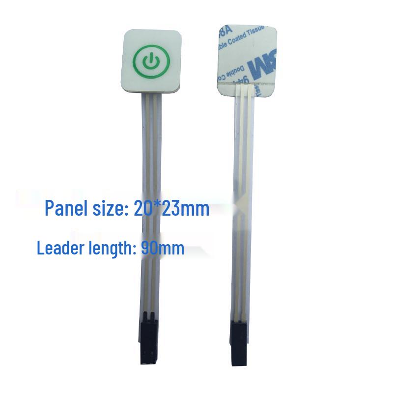 Single Key Power Membrane Switch/Button - PVC PET Control Panel/DIY Custom Accessory