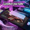 Custom Name Personalized Cristiano Ronaldo Pattern Mousepad, Laptop PC Desk Mat, Decorative Desk Mat for Home Keyboard Pad Gift