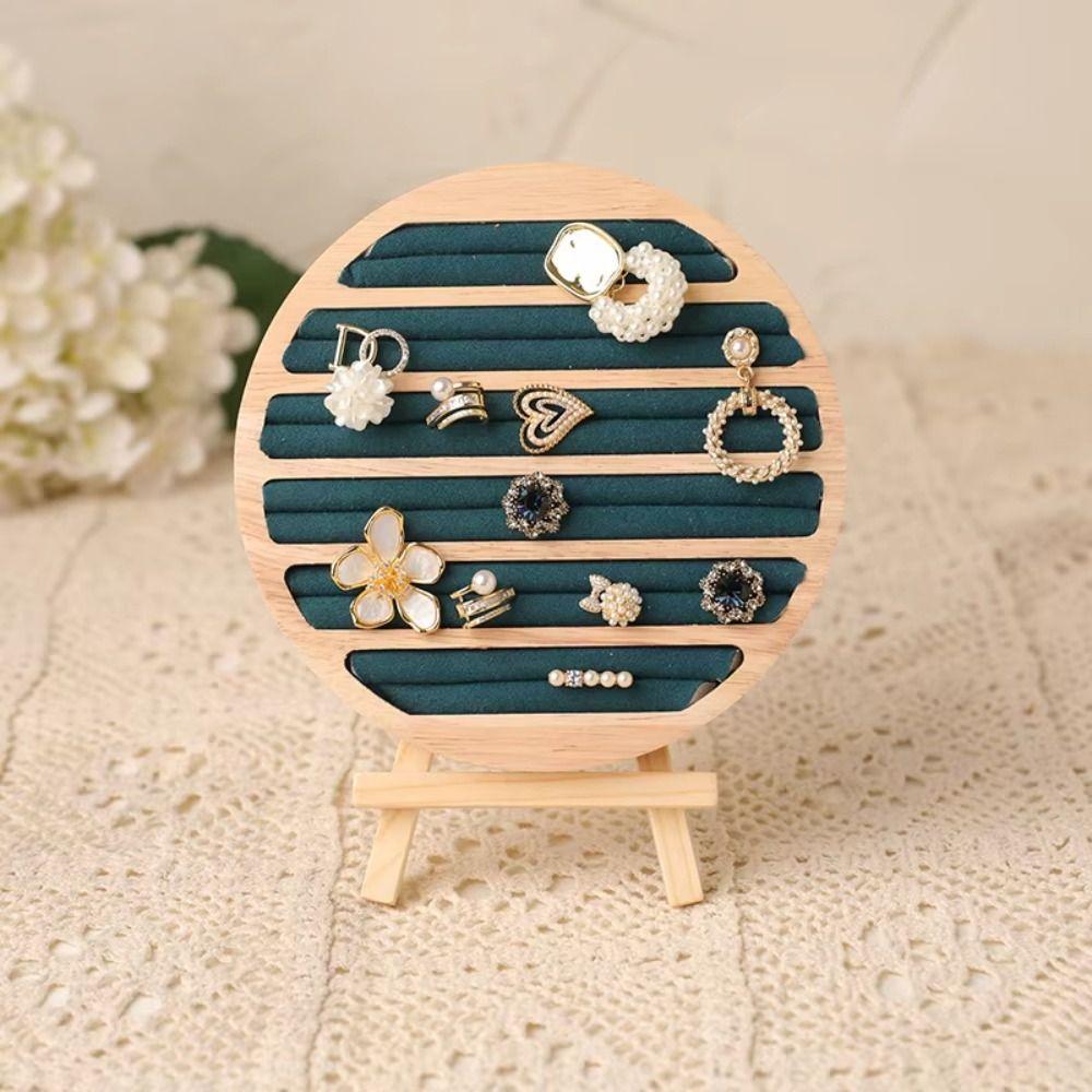Round Shape Jewelry Display Rack Storage Tray Jewelry Organizer Jewelry Accessories