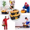 14/16/20Inch Hardware Tools box, Plastic Thick Combination Suitcase Electrician Carpenter Electric Drill Storage Box