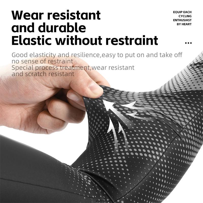 WEST BIKING Mangas para Ciclismo Tejido de Hielo Protector Solar Anti-UV Manga para Correr Ciclismo Deporte al Aire Libre Calentadores de Brazos para Ciclismo Hombres Mujeres