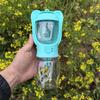 Dual Pet Water & Food Bottle: Portable 2-in-1 Outdoor Drinking Cup & Feeding Bowl for Dogs & Cats
