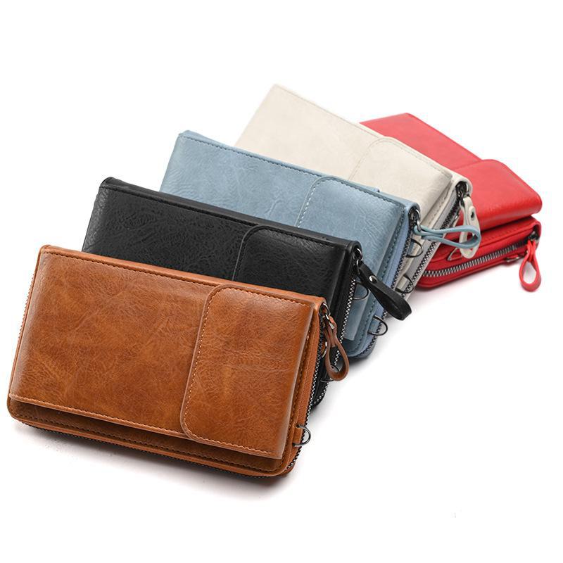2026 Spring Women's Korean-Style Multi-Function Wallet Shoulder Messenger Bag