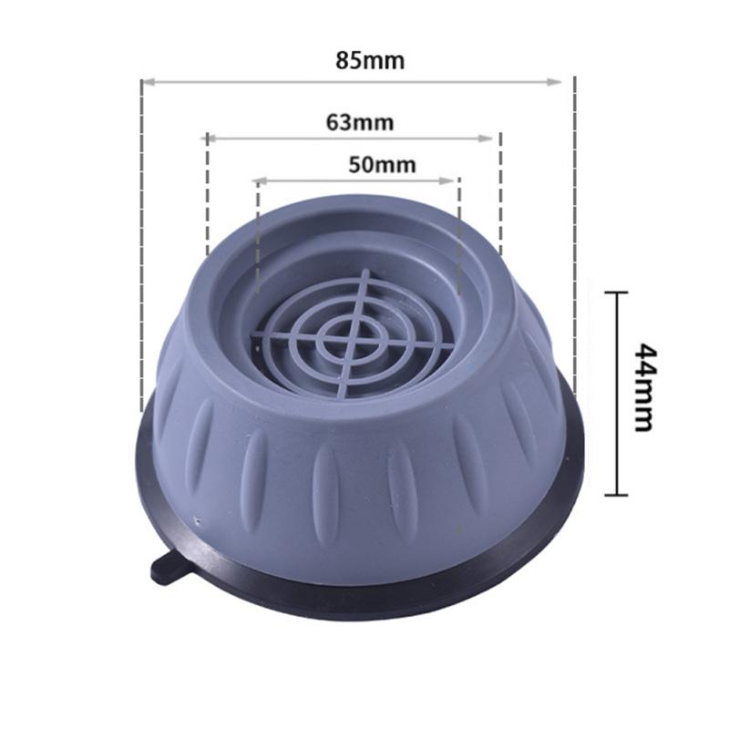 1pc/4pcs Foot  Pad Anti-skid Shock-proof Cushion Round Pad For Refrigerator Washing Machine