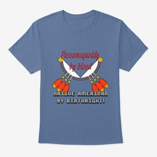 

Passamaquoddy Native American Na T-Shirt Made in the USA Size S to 5XL 4XL