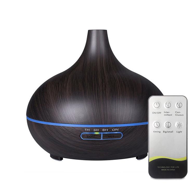 Wood Grain USB 5V Humidifier: Stylish, Silent, Aromatherapy Machine for Home & Office 5V USB No Remote