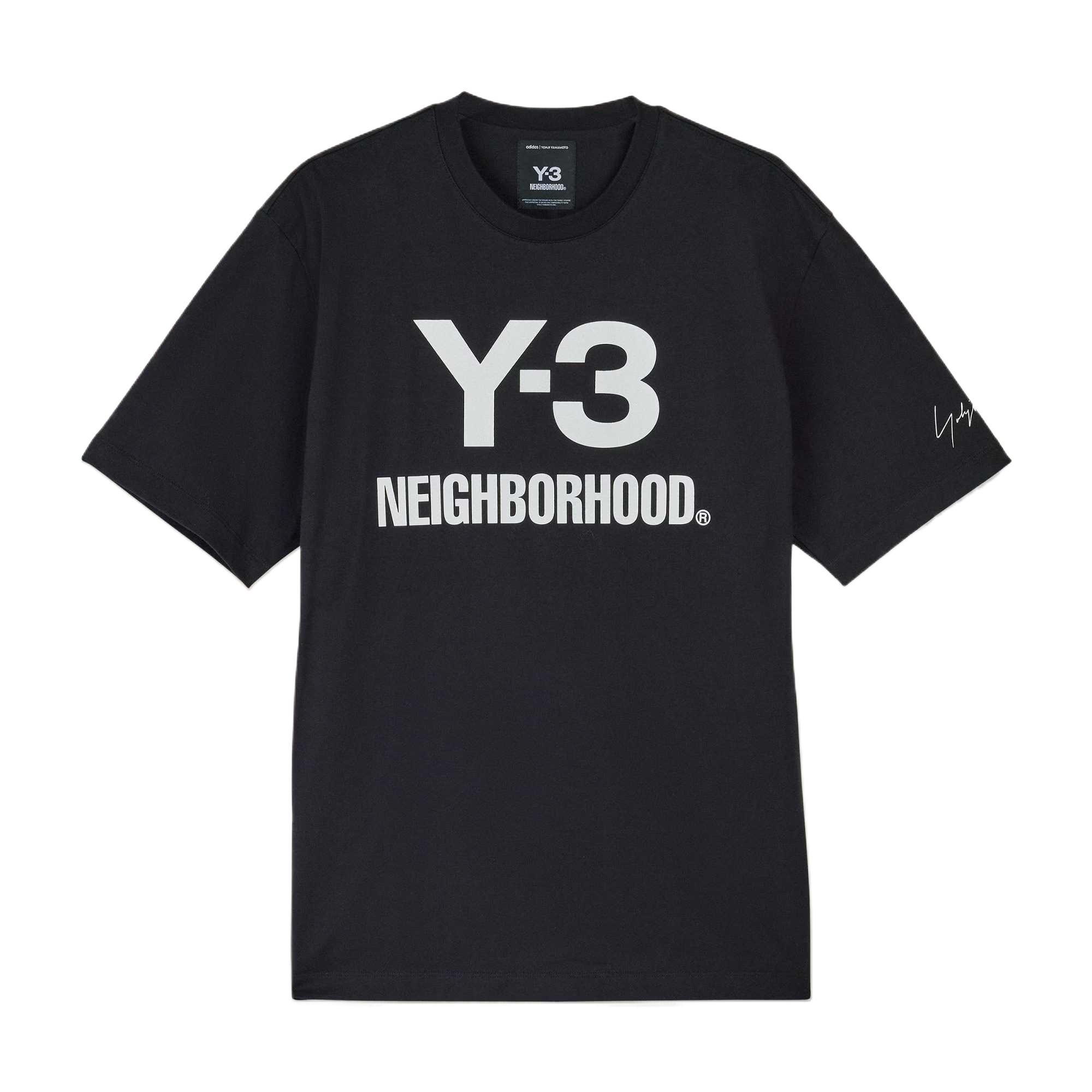 adidas Y-3 x Neighborhood Logo Relaxed T-Shirt Black Men s JW6999 XS
