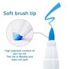 18/60Color Acrylic Paint Pens Brush Marker Pen for Artist Rock PaintingGlassCeramic Fabric Do-It-Yourself Card Making Art Supp Practical Use