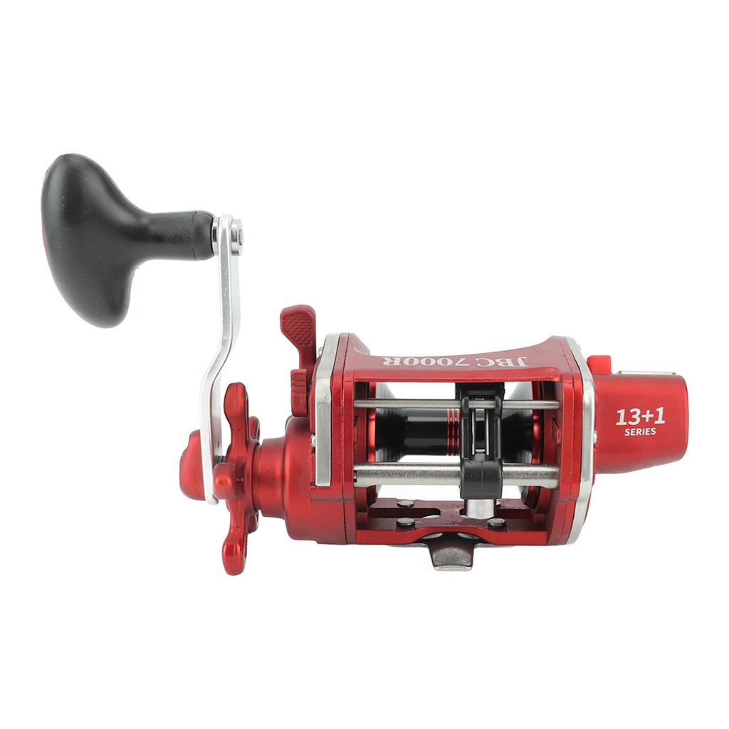 Baitcasting Fishing Reel with Number Display Metal Fishing Line Wheel for River Lake JBC7000R