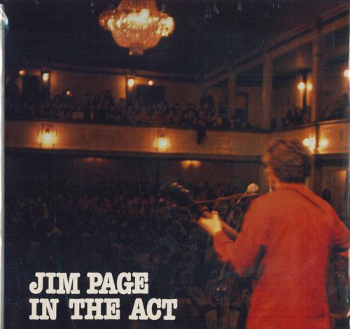 

LP Record JIM PAGE - In The Act MIM9038 First American 1980 US Folk