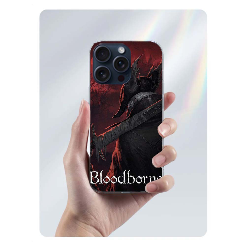 Game Bloodborne Capa Phone Case For Iphone 17 Air 16 Pro Max 15 12 Pro 14 Plus 17E 16E 11 13 Mini Cover Cases Fundas Cell Clear