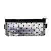 Multifunctional Japanese & Korean Style Mesh Pencil & Cosmetic Bag - Transparent Large Capacity for Stationery & Lipstick