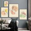 Nordic Abstract Art Figure Canvas Painting Minimalist Lines Matisse Poster Office Living Room Bedroom Home Decoration Mural No Frame