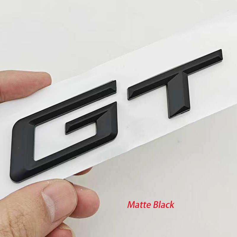New 3D ABS Car Styling Logo GT Rear Trunk Badge Sticker Decals For BMW 3 5 6 GT Series F34 G32 Auto Tail Accessories