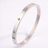 Starry Sky Silver Titanium Steel Bracelet for Women - High-End, Versatile, Full Diamond, Non-Fading Fashion Accessory