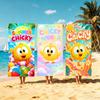 Cartoon Where's Chicky Towel Microfiber Beach Towel Quick Dry Absorbent Soft for Swimming Yoga Resort Travel Camping