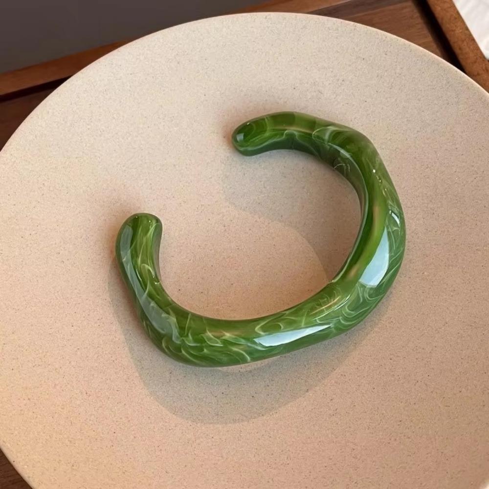 Unregelmäßiges Geometrisches Offenes Armband Mehrfarbig Texturiert Armreif Einfache Manschettenarmbänder Damenschmuck