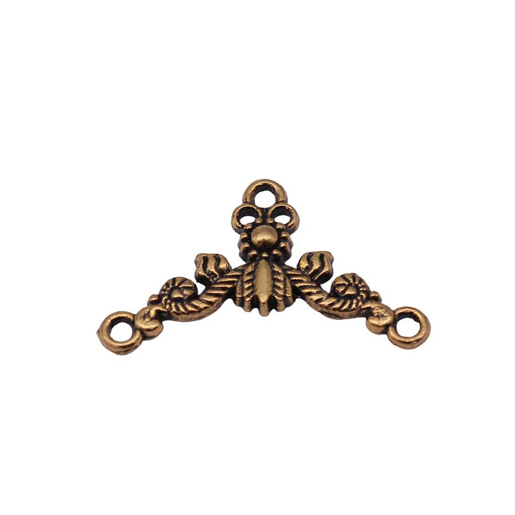 Geometric Flower Multi Loop Connectors Metal Links For Earrings Accessories Parts