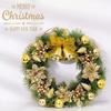 Christmas Wreath Hanging Decor Door Wall Tree Home Party Photo Backdrop Crafted Plastic Festive Ornament