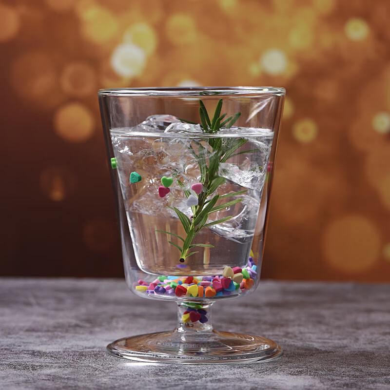 Double-Layer Starry Sky Glass Tumbler