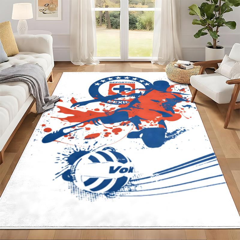 CruzAzul Carpet Door Mat for Living Room or Bedroom Protective Mat Under Chair Office Decoration Christmas Gift Birthday Present