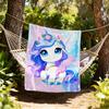 Unicorn Fantasy Outdoor Flannel Blankets, Outdoor Travel, Home Blankets, Fan Gifts,Suitable for All Seasons, Christmas Gifts. R1127168