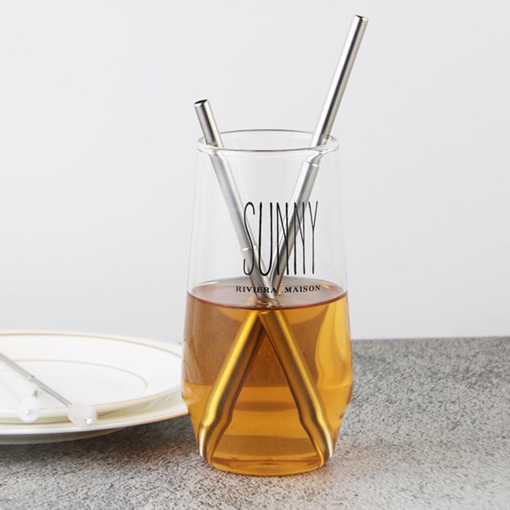 Stainless Steel Drinking Straw Outdoor Portable Reusable Tableware Shrink Straw Bubble Tea Coffee Telescopic Straws