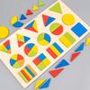 Formerkennung Zuordnungsspielzeug 1-2-3 Jahre Baby Früherziehung Geometrie Aliquote Tafel Kinder Holzpuzzle