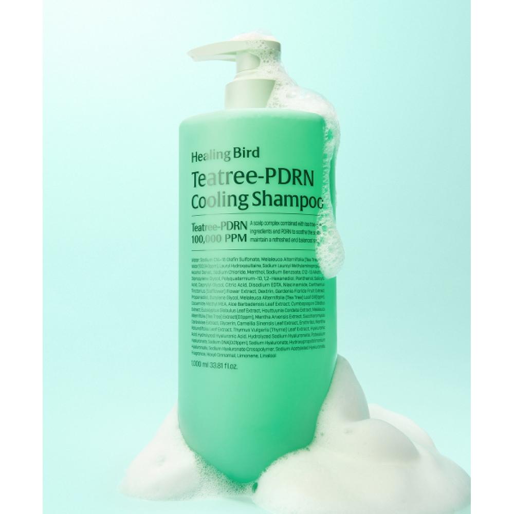Healing Bird Tea Tree Pdrn Cooling Shampoo 1000ml