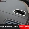 Car Front Upper Air Condition Vent Outlet Cover Trim For Honda CRV CR-V 2012 2013 2014 2015 Matte Interior Moulding Accessories