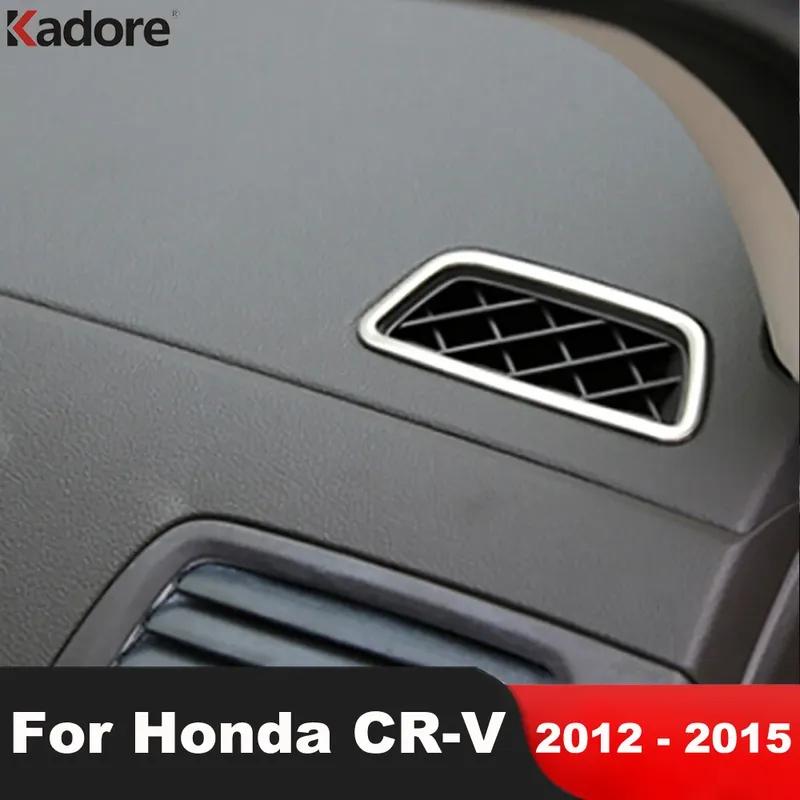 

Car Front Upper Air Condition Vent Outlet Cover Trim For Honda CRV CR-V 2012 2013 2014 2015 Matte Interior Moulding Accessories