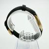 [USED] SEIKO EXCELINE Round Gold Leather Strap Watch