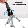 Magnetic Nut Driver Set Nut Driver for Impact Drill Deep Nut Driver Set Impact Driver Bit Set Car Repair Tool