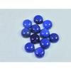 27Cts. 8MM Natural Lapis Lazuli Round Cabochon Loose Gemstone 11Pcs Lot C-1863