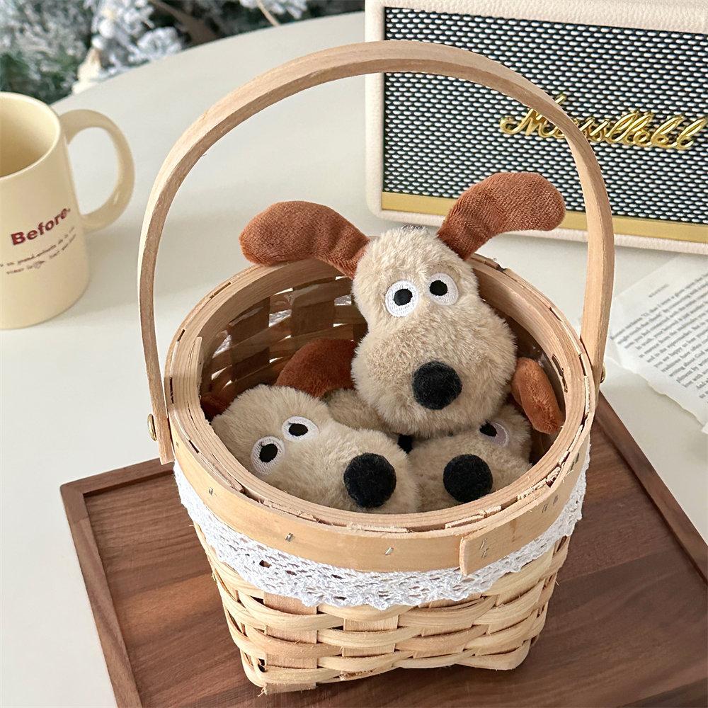Cute Plush Little Dog Doll Brooch Girl's Handbag Keychain Decoration Pendant Accessories Accessories