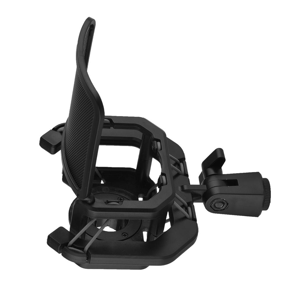 Plastic Microphone Shock Mount Anti vibration Mic Holder Stand with Metal Pop Filter Universal Screw Adapter for