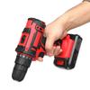 28V 48Nm Cordless Electric Drill Driver Set Screwdriver + Li-lon Battery And Charger AC100-240V